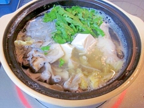 自家製湯豆腐のタレ＆「あさり缶の湯豆腐」